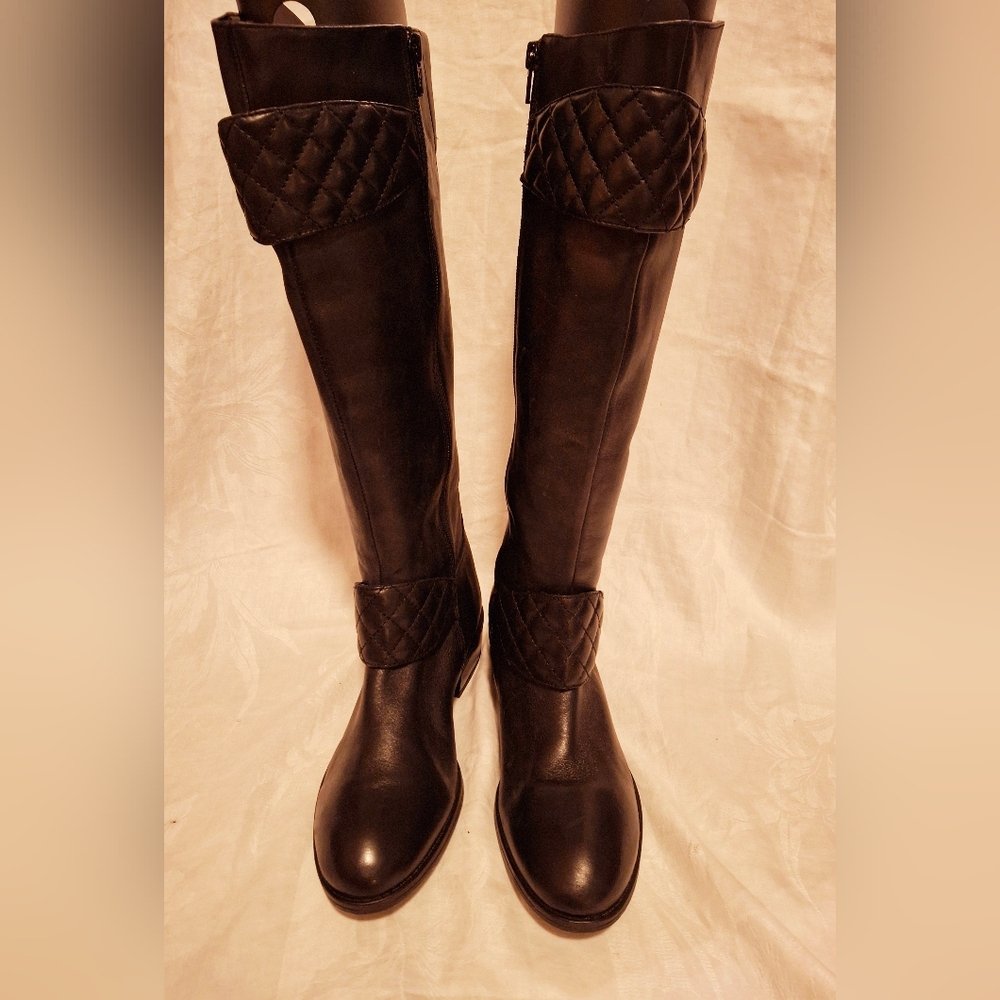 Ralph Lauren Elegant Black Knee-High Women's Boots